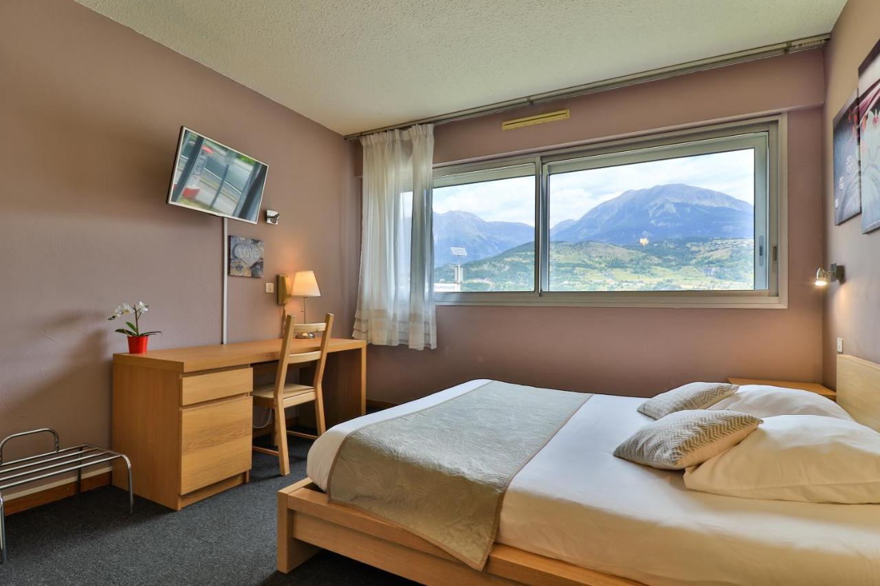 Hotel Les Flots Bleus Savines-le-Lac Exterior foto